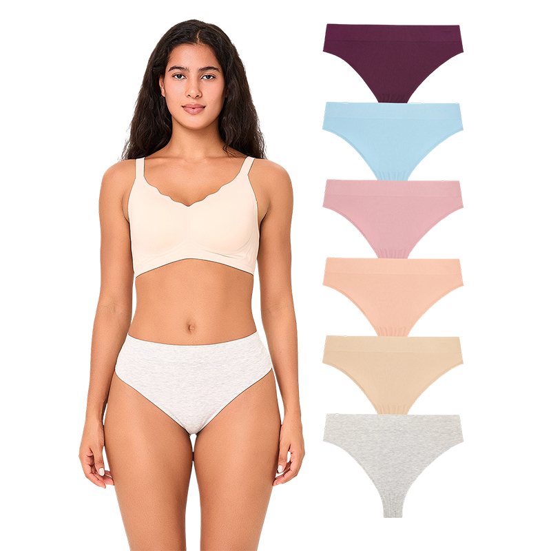 Women’s Seamless High-Waist Thongs
